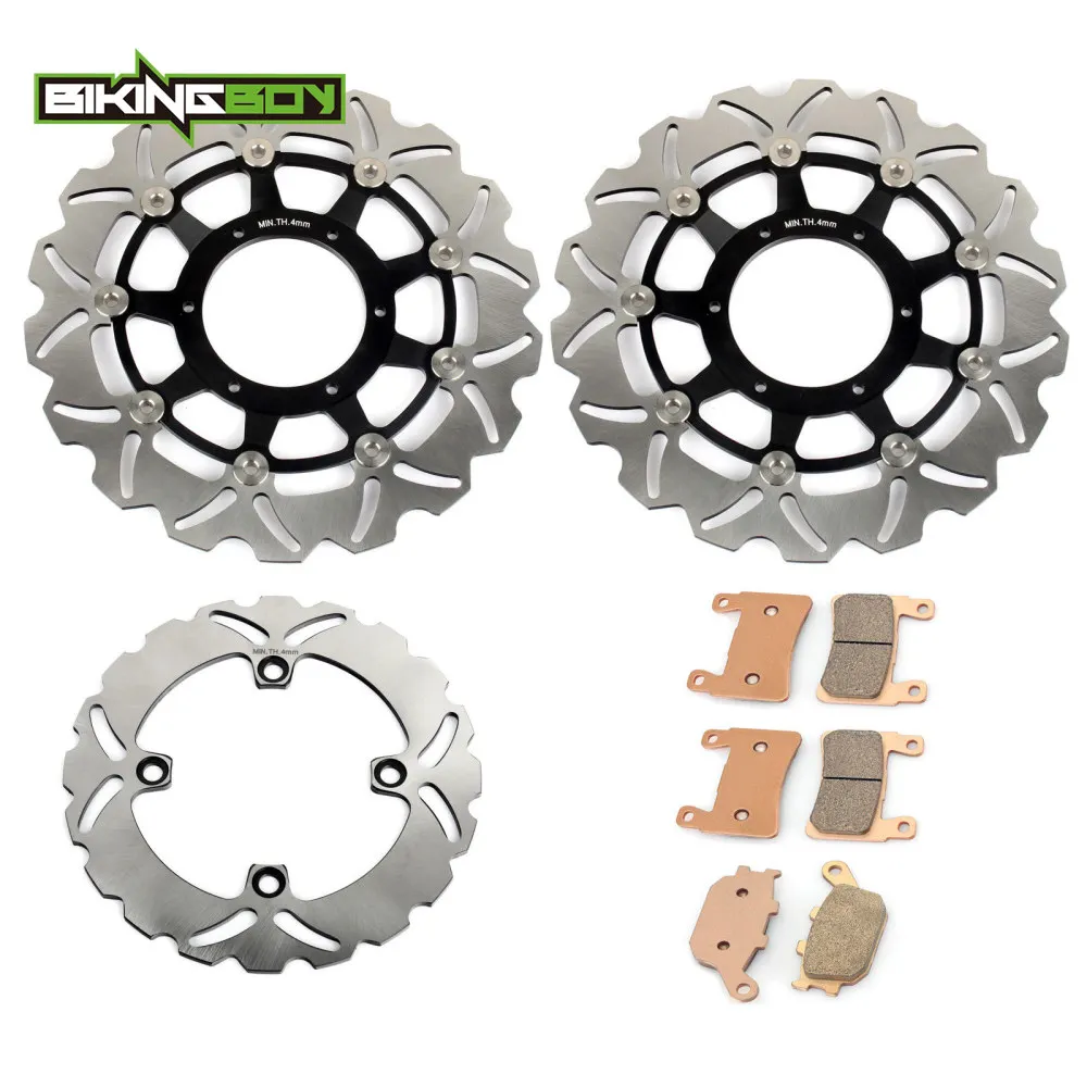 BIKINGBOY для Honda CBR 600 F CBR600 F4i SuperSport F4 2001 2002 2003 2004 2005 2006 Передние Задние тормозные диски