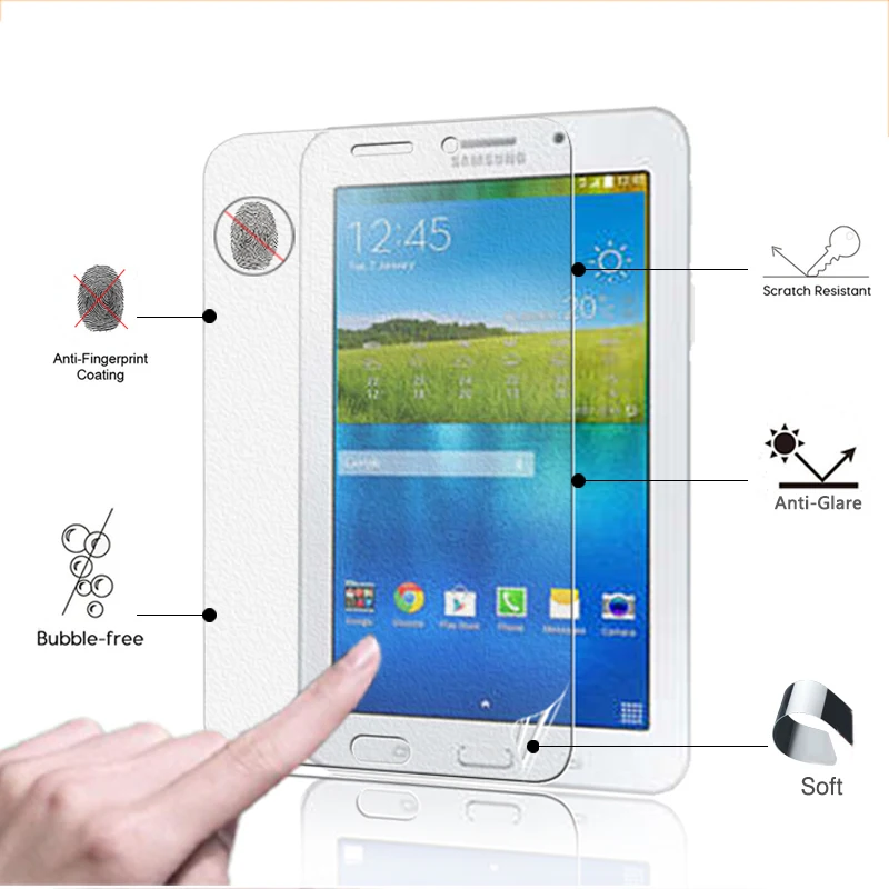 Премиум Антибликовая Защитная пленка для экрана матовая Samsung Galaxy Tab 3 V 7 0 T116NU
