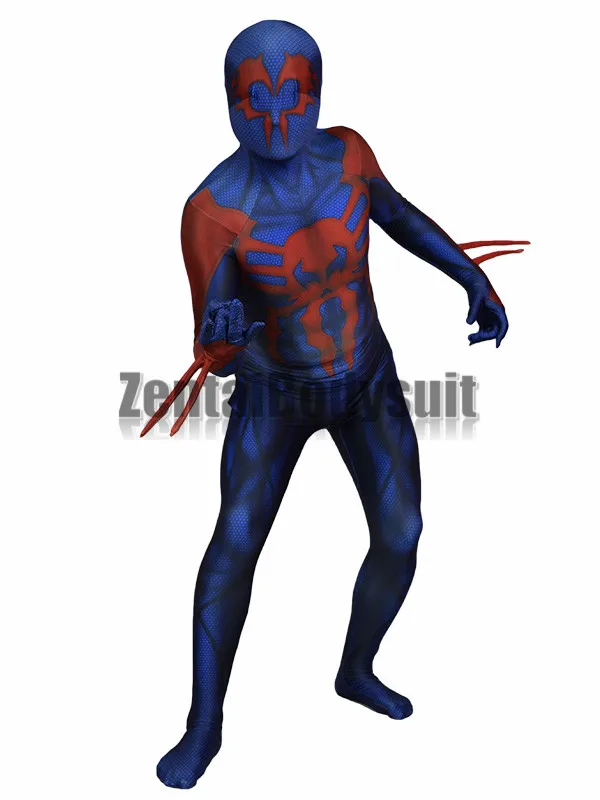 Костюм Человека паука с 3D принтом 2099 костюм косплей на Хэллоуин зентай|zentai suit|costume