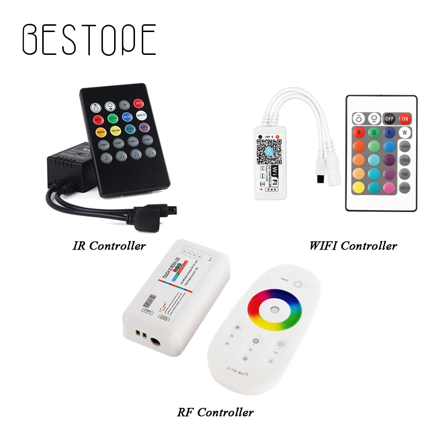 Светодиодный контроллер 44 клавиши 24 светодиодный IR RF RGB Led фонари пульт