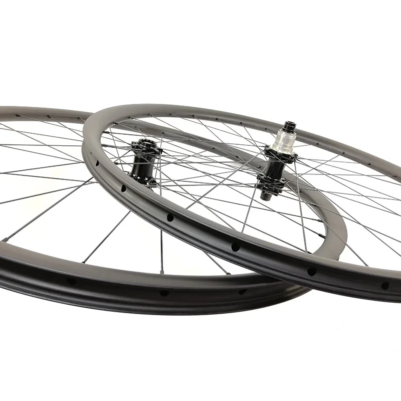 Легкие 29er Lefty 2 Углеродные колеса 28 отверстий ассиметричный XC MTB офсетная