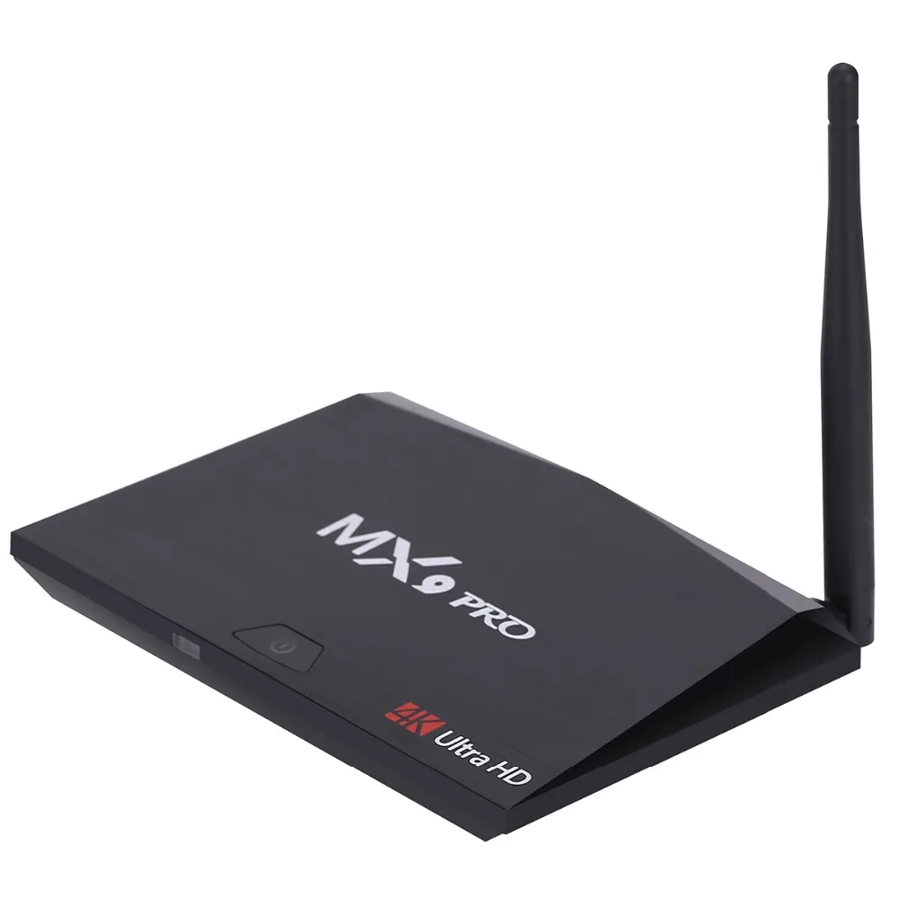 10 шт./лот MX9 Pro 4K Smart Android 7 1 четырехъядерная ТВ приставка H.265 UHD WiFi 3D медиаплеер 4G +