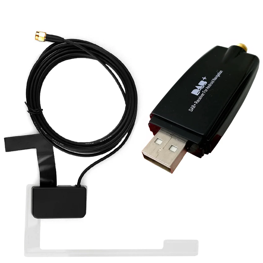 1 компл. Универсальный USB dab Радио приемник автомобиля + или Телевизионные антенны