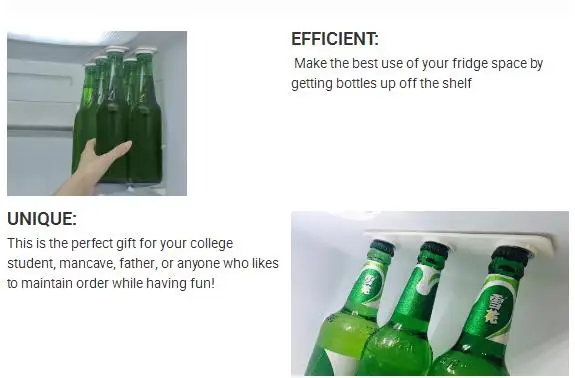 Magnetic beer bottle loft holder for fridge | Дом и сад
