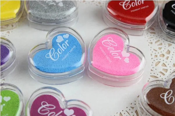 12 видов цветов товары для вечеринки цвет сделай сам любовь сердце дерево Inkpad 9 г