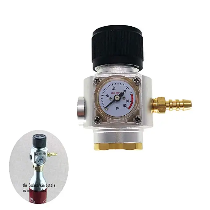 Газовая линия в сборе 5/16 дюйма 0 90 PSI CO2 мини Регулятор газа T21 * 4 дозировка для пива