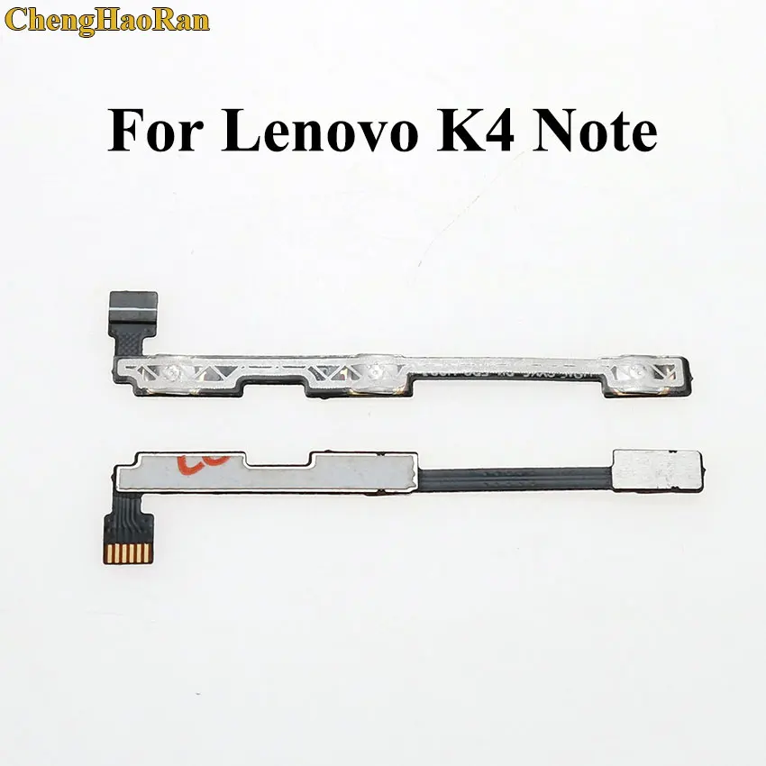 For Lenovo K4 Note ChengHaoRan для lenovo A2010 A2020 A5000 A6000 K3 K4 K5 Примечание K900 Vibe X2 C2 S1 включение/выключение питания, громкость кнопки дистанционного ключа переключателя звука с гибким кабелем - Цвет: For Lenovo K4 Note