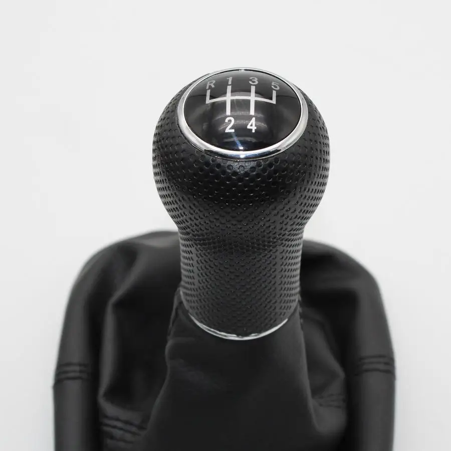 Для VW Golf 4 MK4 1998 1999 2000 2001 2002 2003 2004 2005 2006 автомобиль-Стайлинг 5 Скорость 23 мм Шестерни Stick рукоятка рычага переключения с кожаный ботинок