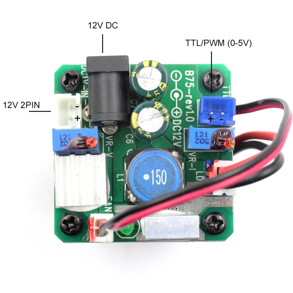 Oxlasers новый синий лазерный модуль 5 Вт для гравировки 5500 мВт лазерная головка DIY