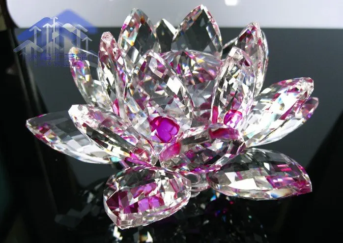 Высококлассные кристалл лотоса украшение автомобиля хрустальные подарки