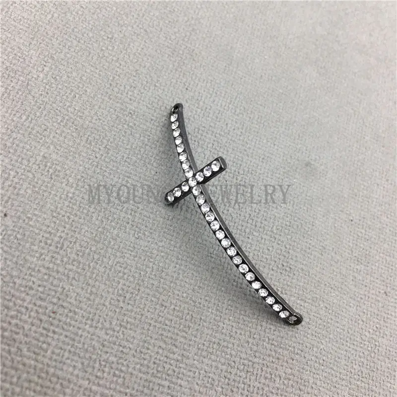 MY0651 стразы крестообразный соединитель для браслета или ожерелья|rhinestone crosses for