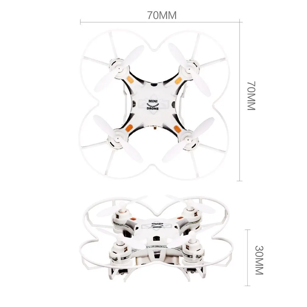 FQ777 124 2,4G 4CH шесть оси гироскопа Мини Drone 360 градусов флип Headless режим один ключ возврата RC карман Quadcopter RTF с свет