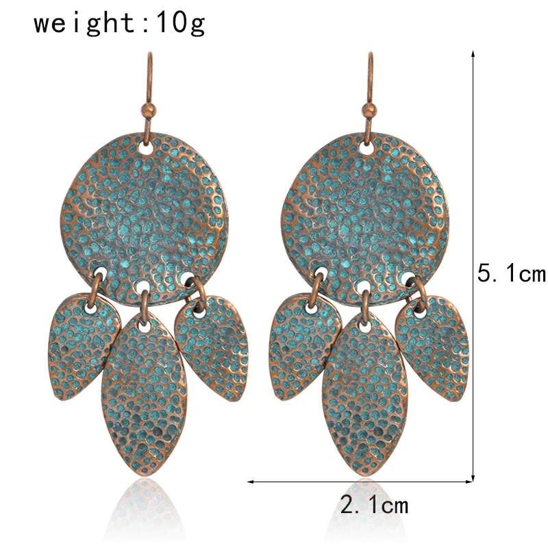 Geometric Earrings Creative Jellyfish Shape Cute Retro Indian national style Drop earrings for Women Jewelry | Украшения и