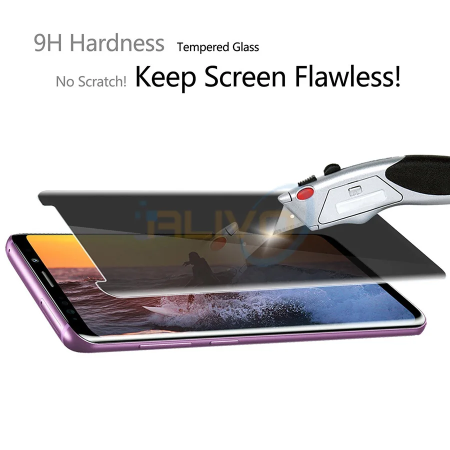 Для Note 9 Премиум Настоящее Закаленное стекло конфиденциальность анти шпионская