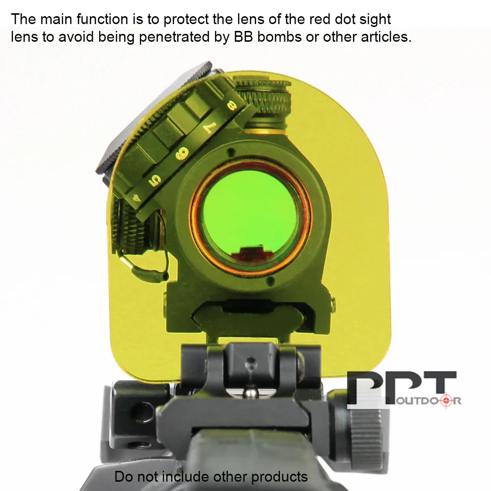 PPT тактический Пейнтбол Аксессуар Red Dot Сфера складной защитный чехол объектива