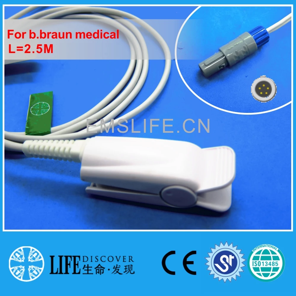 Длинный Calbe взрослый NK зажим для пальца SPO2 Датчик b.br aun медицинский| |