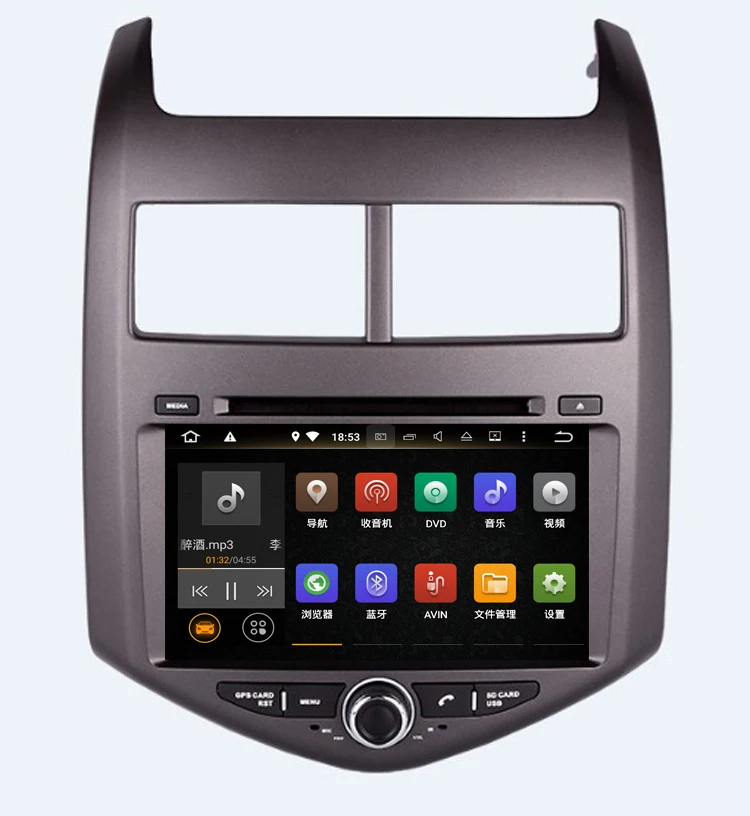Для AVEO SONIC Android 10 0 автомобильный dvd плеер Восьмиядерный 4G RAM 1080P 64 Гб ROM WIFI gps