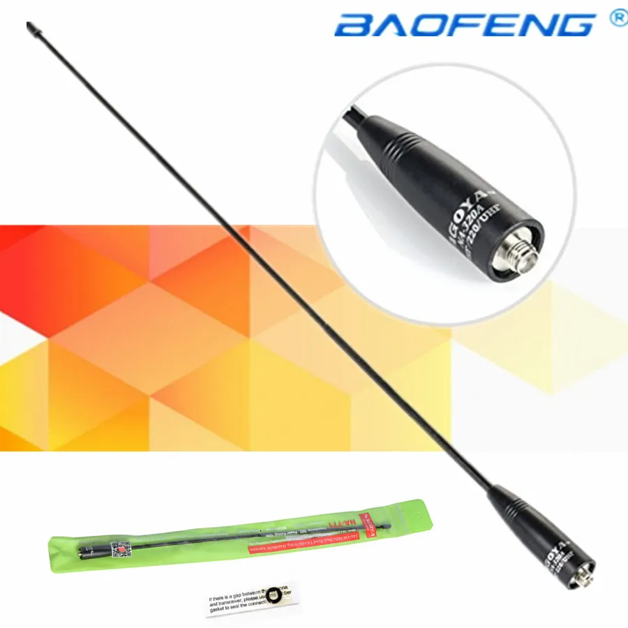 Оригинал Nagoya Na 771 144/430Mhz VHF/ UHF Антенна для Kenwood 'd xun двухсторонняя радиосвязь Baofeng