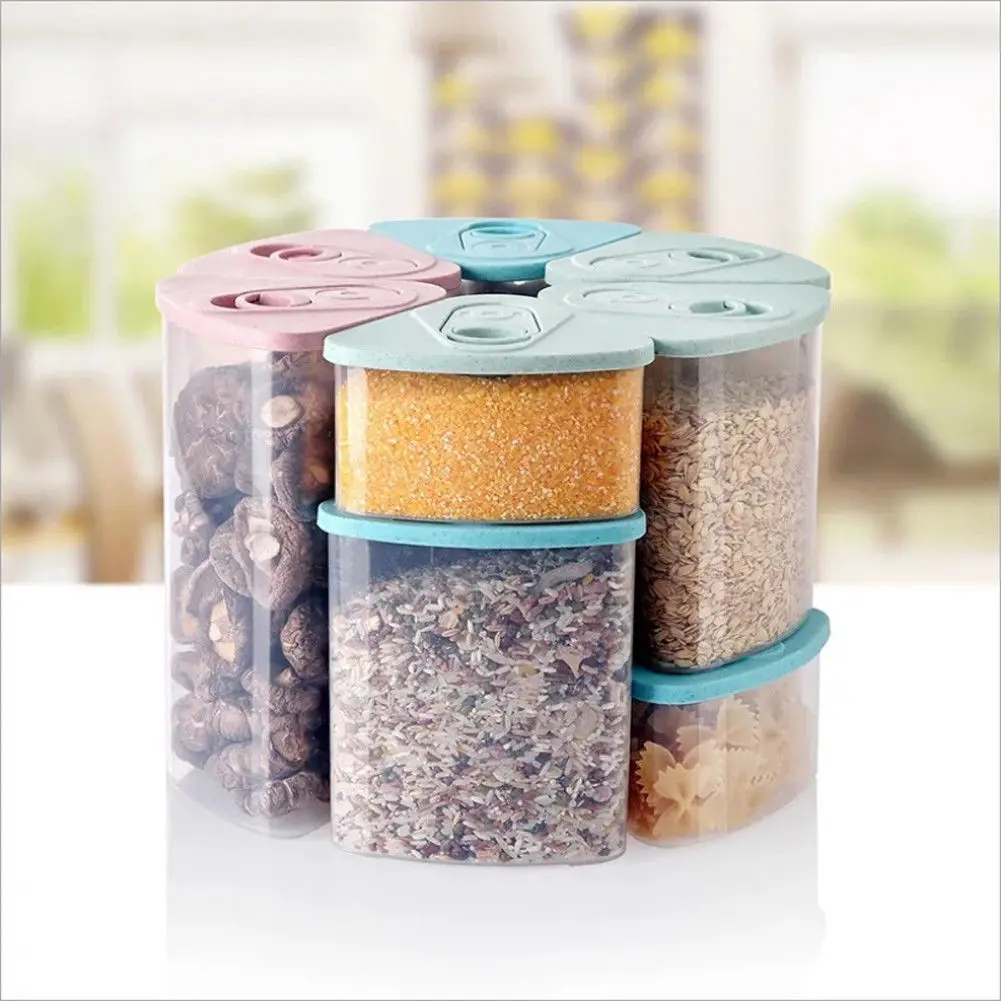 1 шт. кухонная пластиковая банка для сохранения свежести продуктов|Коробки и
