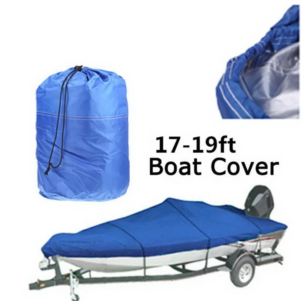 Оксфорд 210D 17-19ft 20-22ft морской класс Крышка для лодки водонепроницаемый УФ-защита