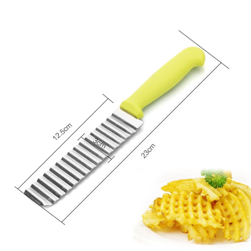 QuickDone Нержавеющая сталь производства картофельных чипсов типа волнообразный