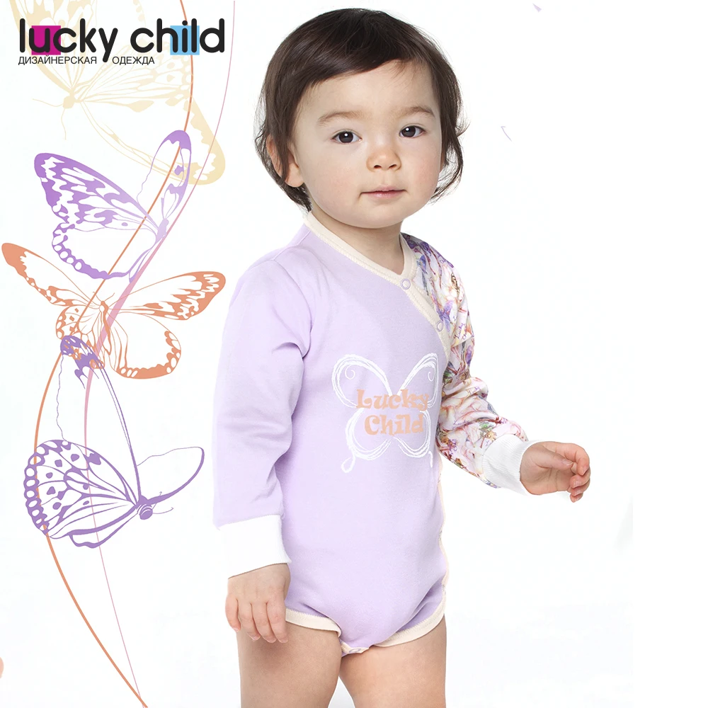 Боди Lucky Child без начёса для девочек арт. 26-5 (Тропический рай) [сделано в России