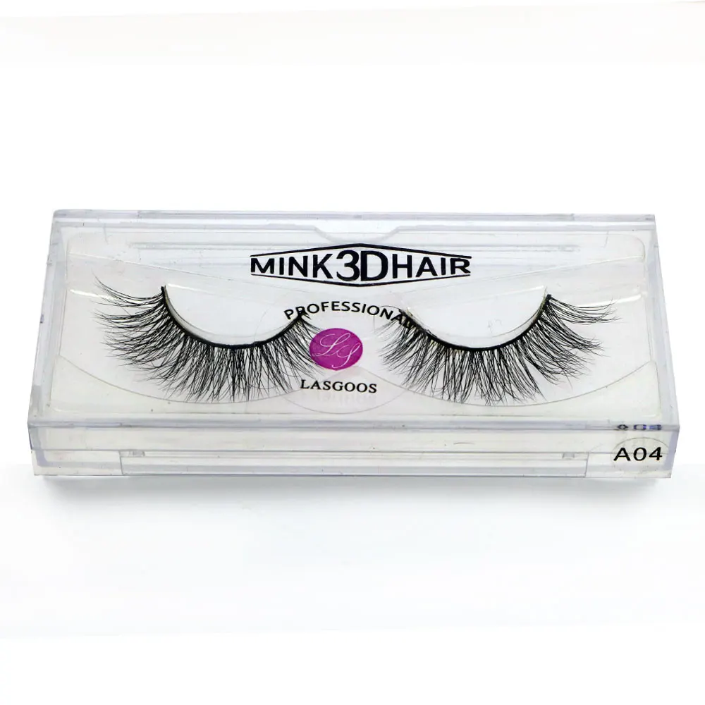 100% Handmade 3D Mink Messy 13mm Natural Looking False Eyelashes Crisscross Fake Eye Makeup Extension Lashes Strips Box A04 | Красота и
