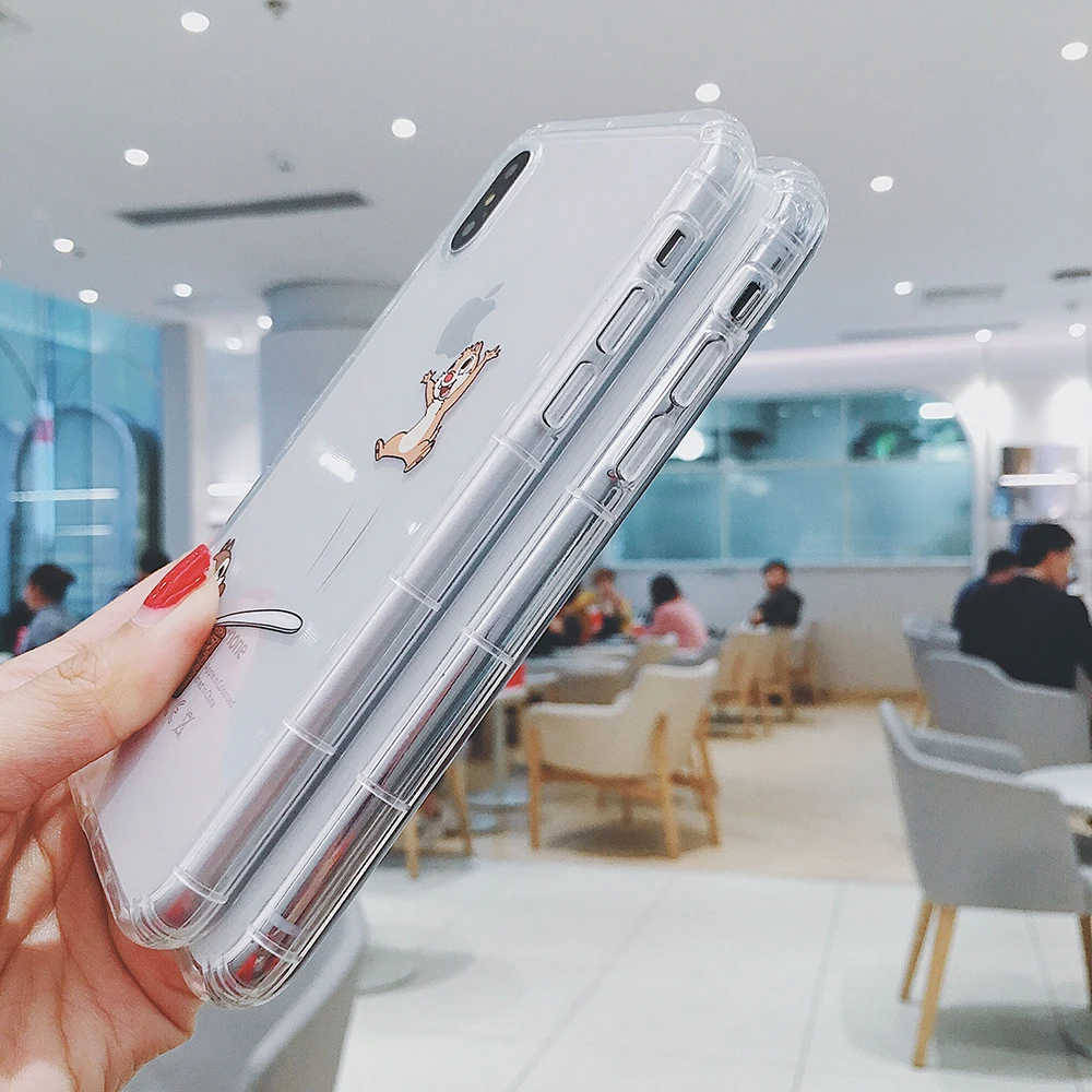 Для iphone 7 Чехол озорной чип и Дейл чехол для телефона 6 6S 8 Plus 10 X XR XS Max s Мультфильм