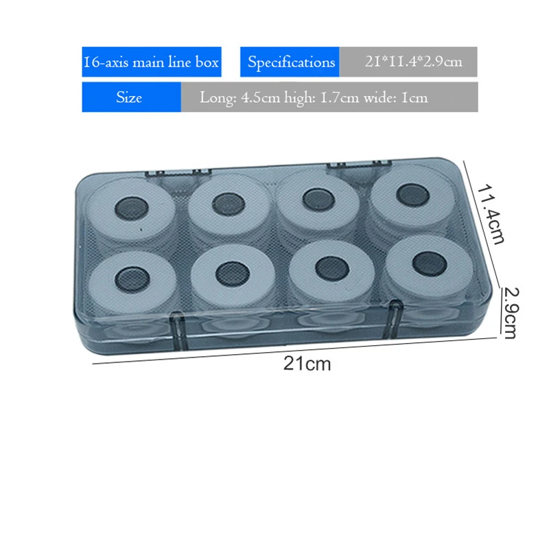 Прочные рыболовные снасти из поликарбоната с различными спецификациями 8 12 16 20