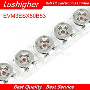 20 шт. сопротивление обрезки 5k Ом 3*3 EVM3ESX50B53 Smd 3x3 регулируемый SMD Потенциометр Сопротивление