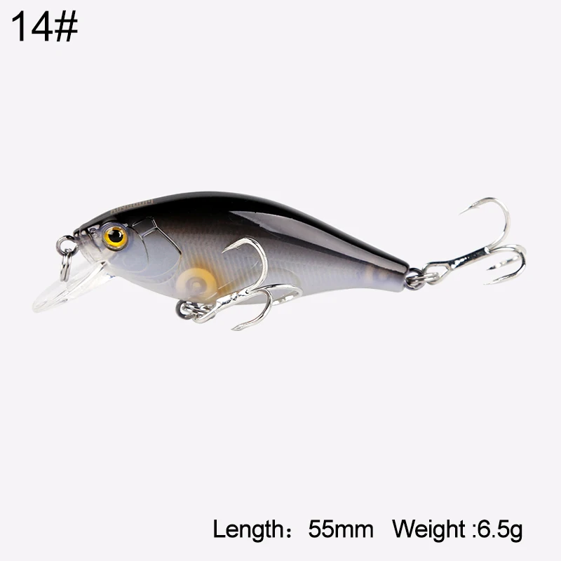 7501-55mm-14 Kingdom Fishing воблеры Джеркбейт воблер жесткие приманки тонущий гольян 55 мм 6,5 г пластиковая приманка 4 цвета модель 7501 - Цвет: 7501-55mm-14