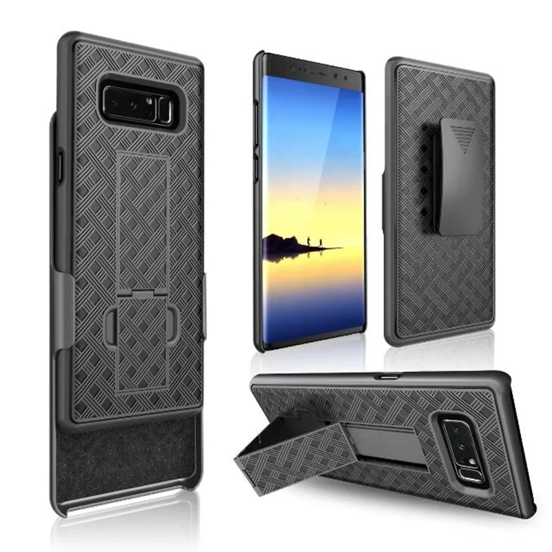 Тканый чехол подставка с зажимом для Iphone XS MAX XR X Galaxy S10e S10 Plus Note 9 8 S9 J7 2018 Чехол