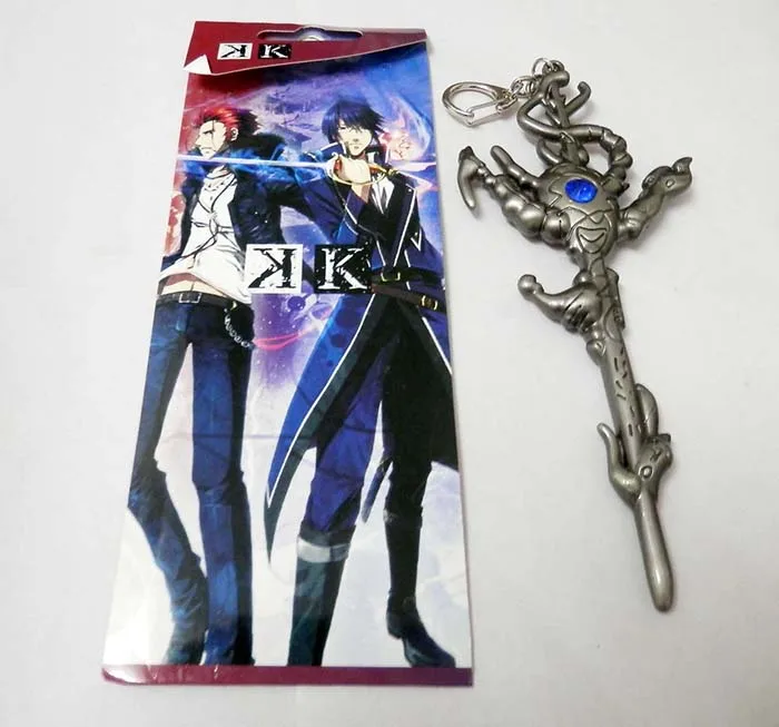 Оптовая продажа брелок для ключей из сплава Аниме K project модель цинка коллекция