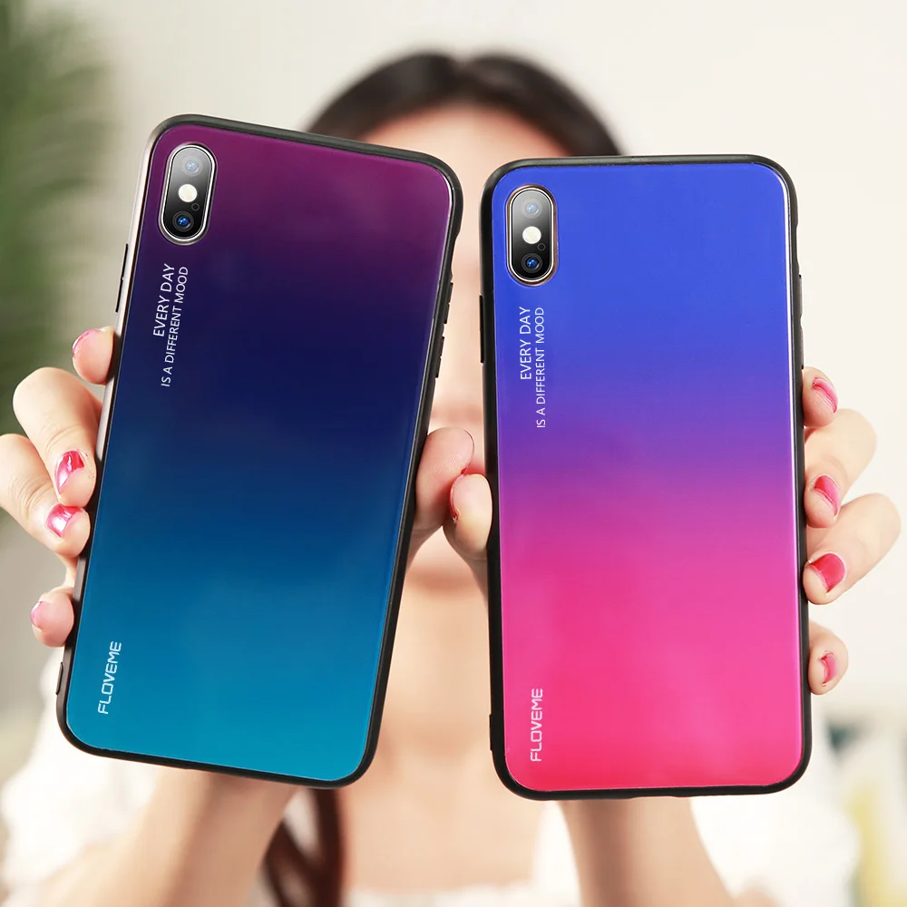 FLOVEME пластиковый чехол синий луч для samsung Galaxy S7 Edge S8 S9 Plus защитный note 9 8 Funda Coque |