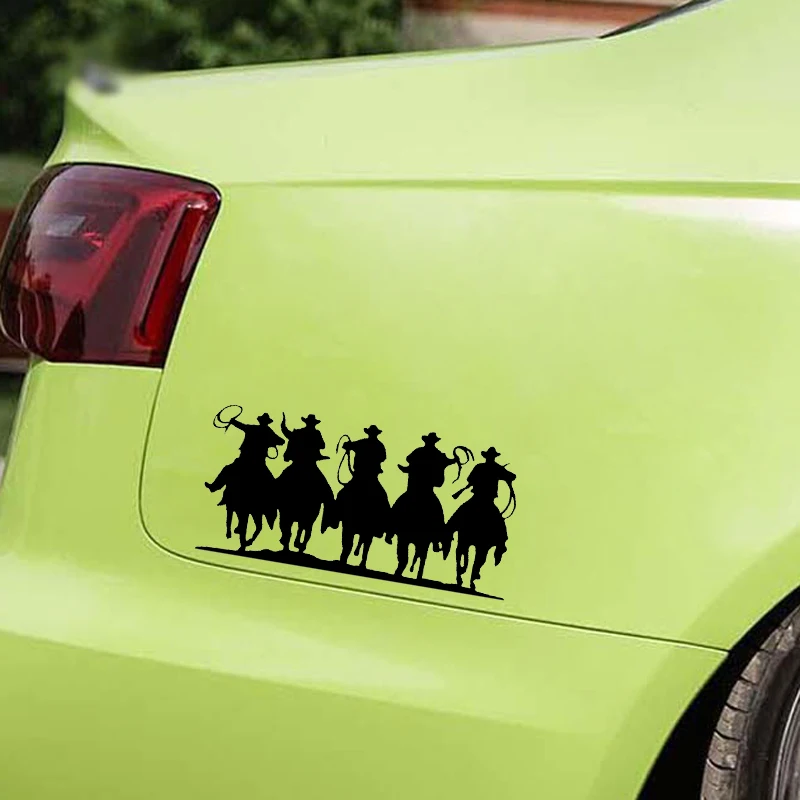 QYPF 15.5*7.6CM Equestrian Sport Decor Car Sticker Silhouette Vinyl Accessories C16-0939 | Автомобили и мотоциклы