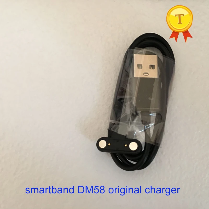 Оригинальный Смарт браслет smartband dm58 сменный шнур для быстрой зарядки 2 контактный