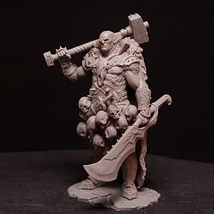1/24 Razgor The Warbringer Resin Model Figure GK Science fiction theme Unassembled and unpainted kit | Игрушки и хобби