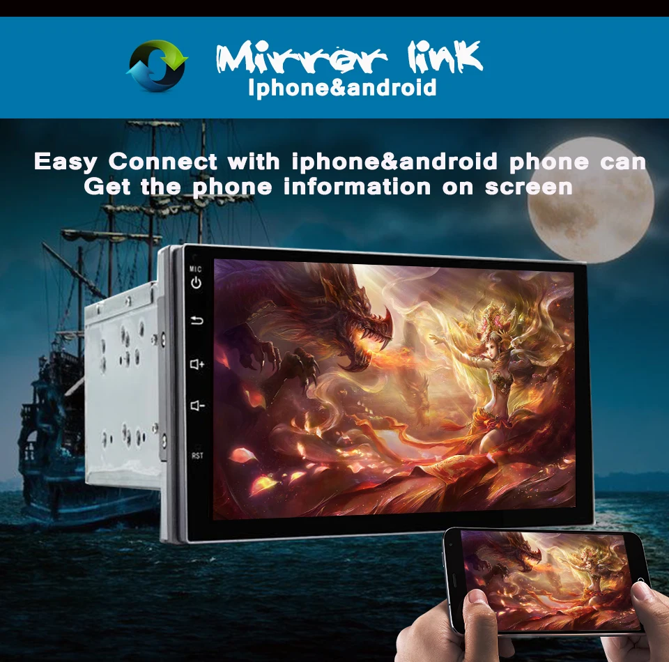 2 Din Android 10 0 автомобильный DVD радиоплеер GPS навигация 7 дюймов универсальный для Toyota