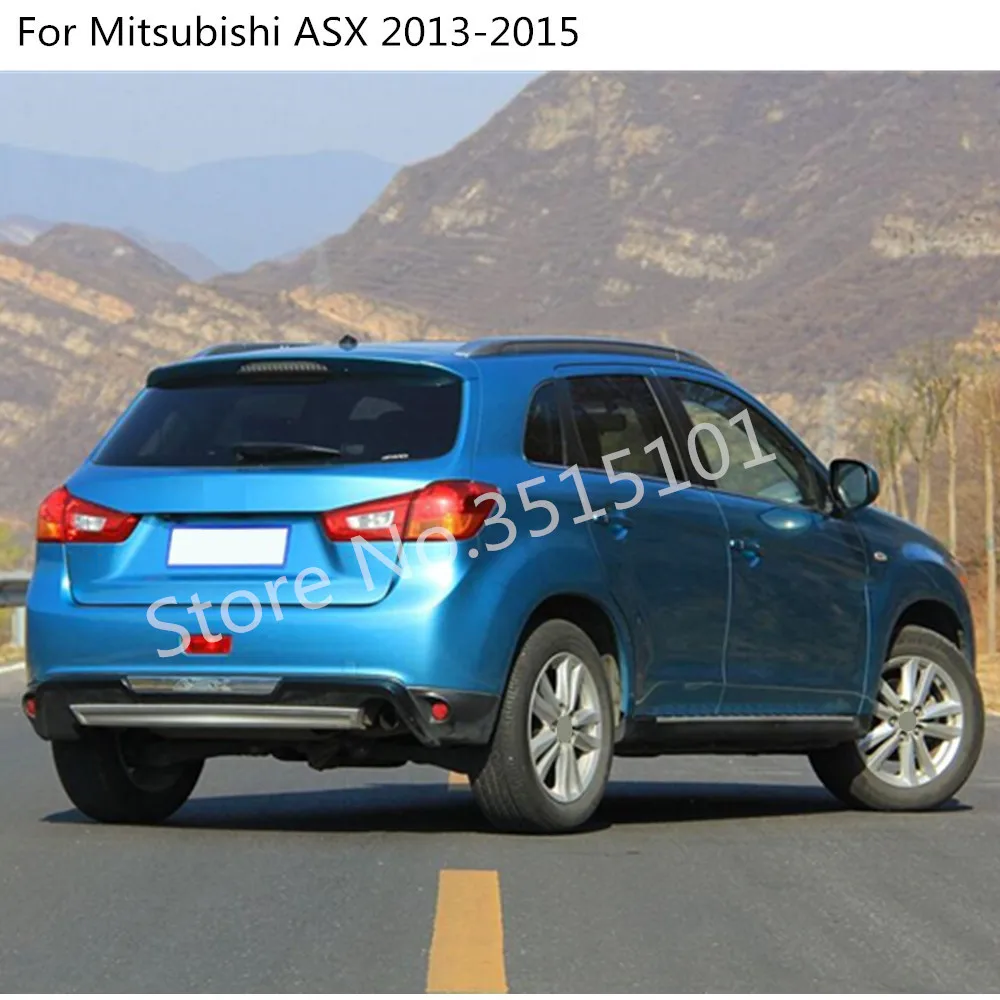 

car styling door Window glass panel Armrest Lift Switch Button trim frame 4pcs For Mitsubishi ASX 2013 2014 2015