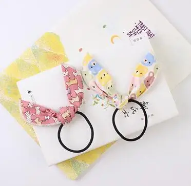 20 шт./лот новые эластичные повязки для волос девочек повязка с птичьими и
