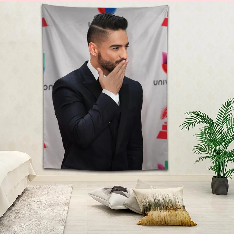 Maluma настенный декоративный гобелен макет комнаты живопись фон стены украшения постельное белье гобелены логотип на заказ - Цвет: 1