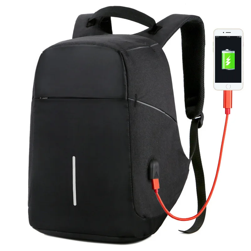 Мужской рюкзак с защитой от кражи, рюкзак с USB-подзарядкой для ноутбука размером 15,6 дюймов, многофункциональный водонепроницаемый дорожный рюкзак для женщин, школьный рюкзак высокого качества