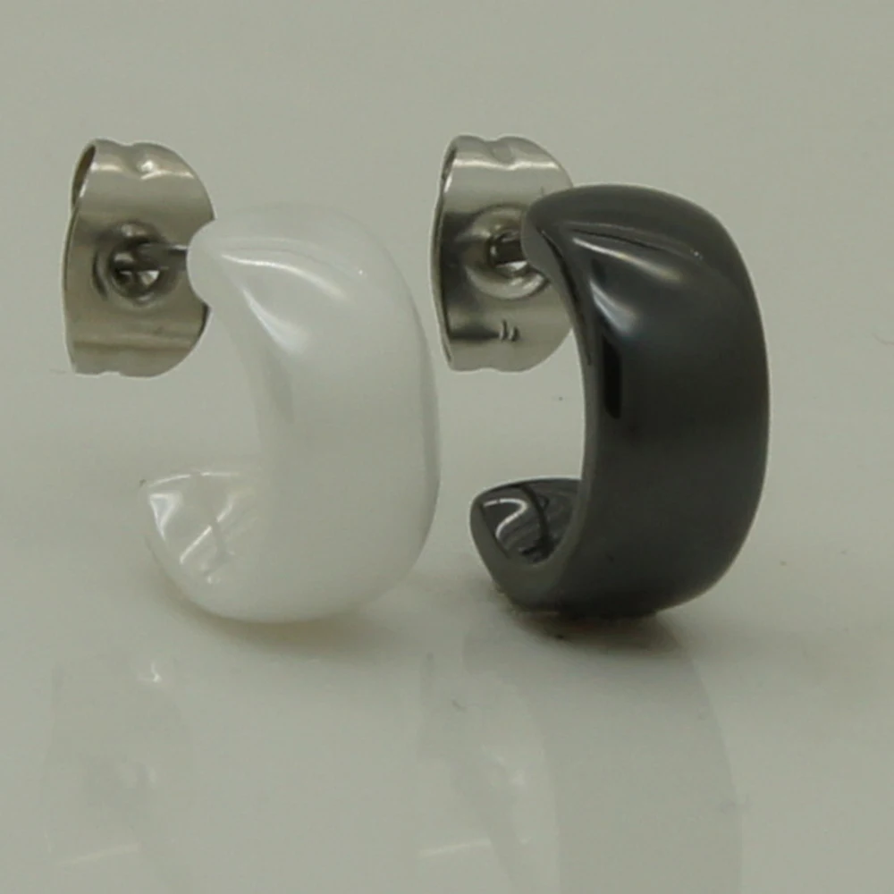 1 шт. керамические серьги-гвоздики для мужчин и женщин | Украшения аксессуары