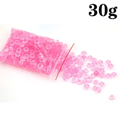 30g Pink Красочные шарики из бисера, наполнитель для слизи, игрушки, вечерние украшения для аквариума для детей, сделай сам, клейкие аксессуары, принадлежности - Цвет: 30g Pink