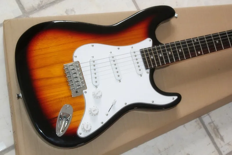 ST special electric guitar day black and blue color optional. | Спорт и развлечения