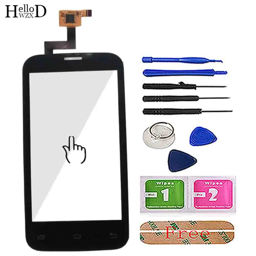 4 ''мобильный сенсорный экран для TEXET TM-4272 X-basic 2 TM 4272 сенсорный экран дигитайзер панель объектив сенсор инструменты 3M клей салфетки