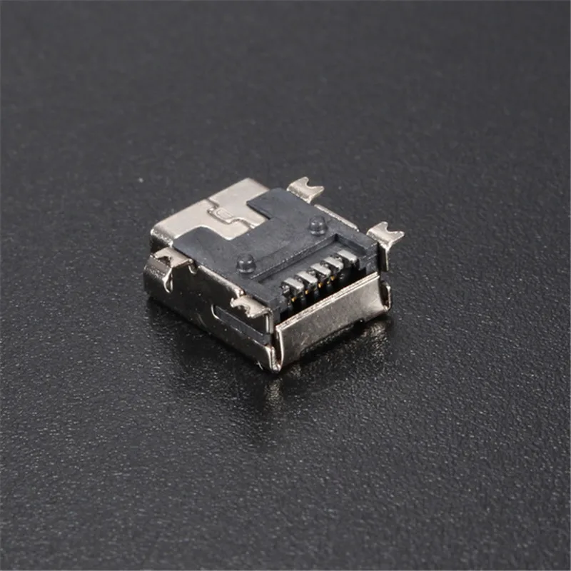 Отличное качество Упаковка из 10 мини USB Тип B SMD гнездовой разъем 5-контактный