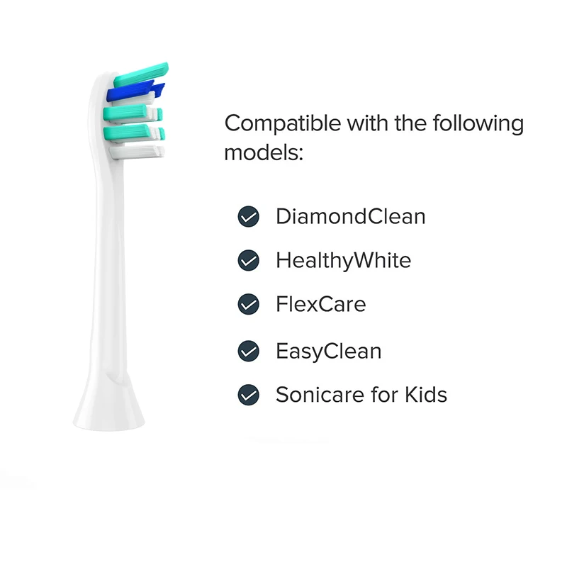 Сменные насадки для зубных щёток Philips Sonicare ProResult 2 серии контроль налета EasyClean
