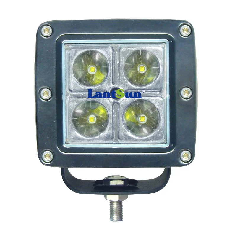 Одна пара супер яркий маленький квадратный 3 дюйма 12 Вт led pod свет для wrangler suv atv