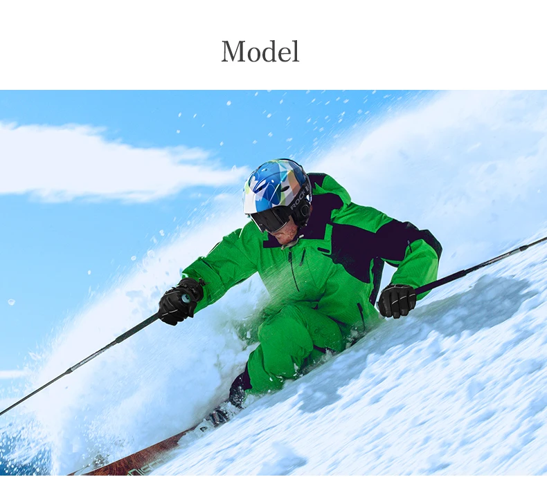 ROCKBROS-35 градусов зимние водонепроницаемые лыжные перчатки для снегохода, сноуборда, перчатки для снежного спорта, ручная одежда для пеших прогулок, велоспорта, катания на лыжах